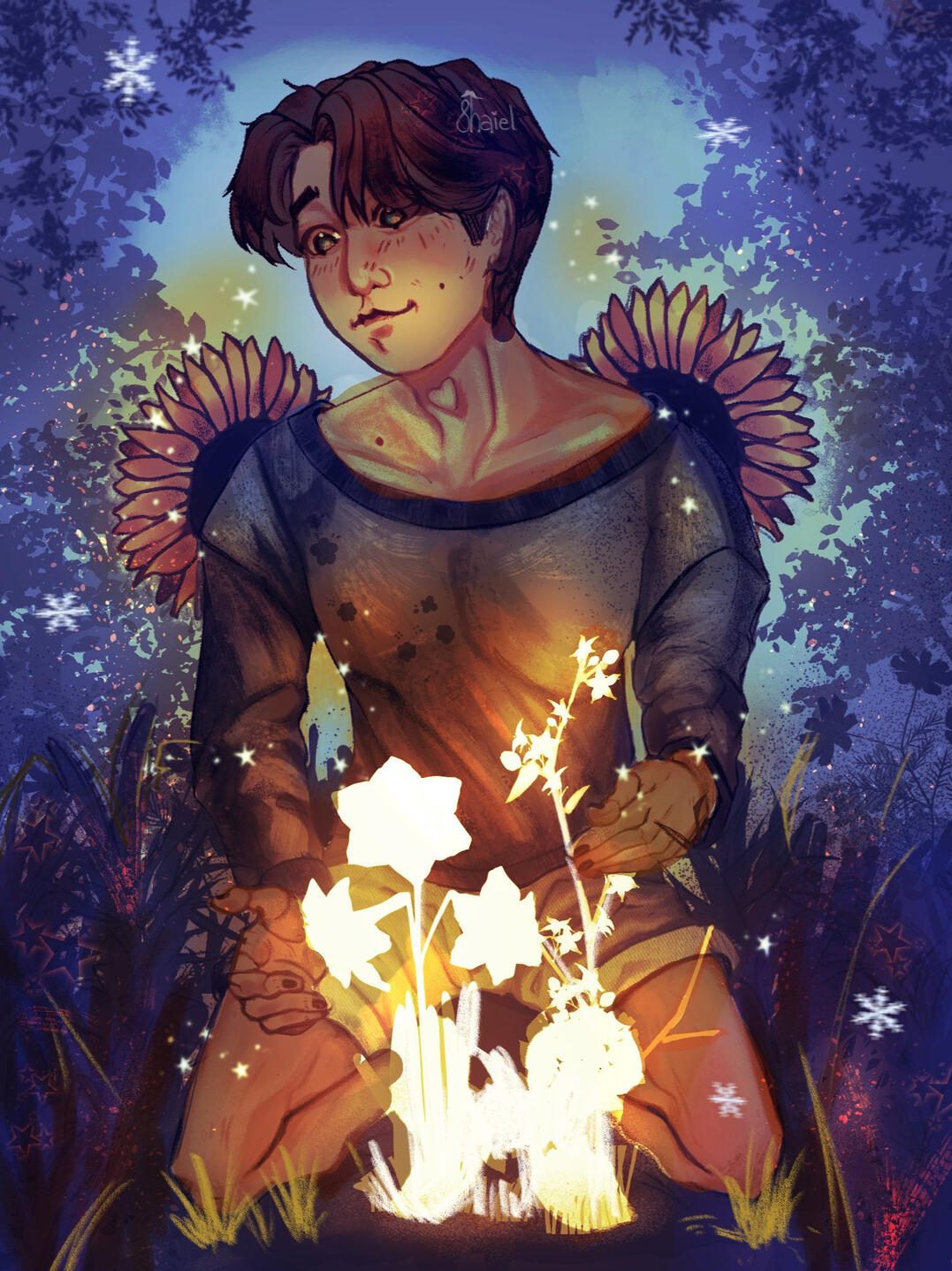 han b-day art